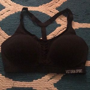 VS SPORT BLACK LIGHTWEIGHT SPORTS BRA SIZE 36D